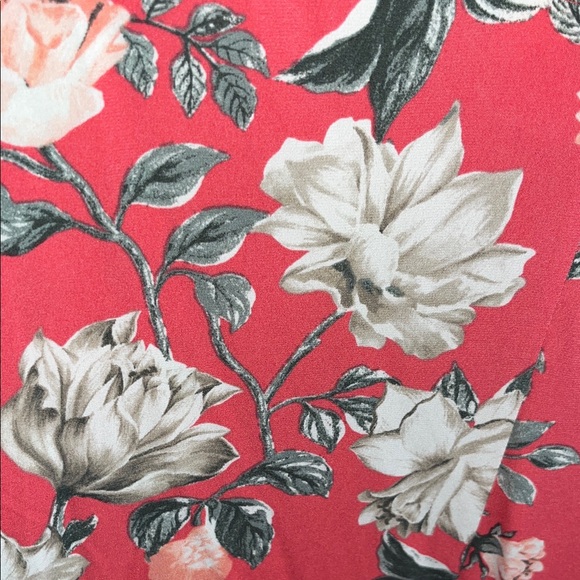 Charter Club Coral Floral Blouse - Picture 4 of 9